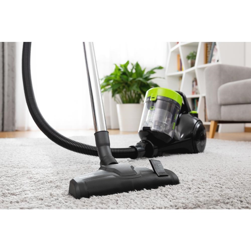 Sencor - Bezsáčkový vysavač 2 l 700W/230V černá/zelená