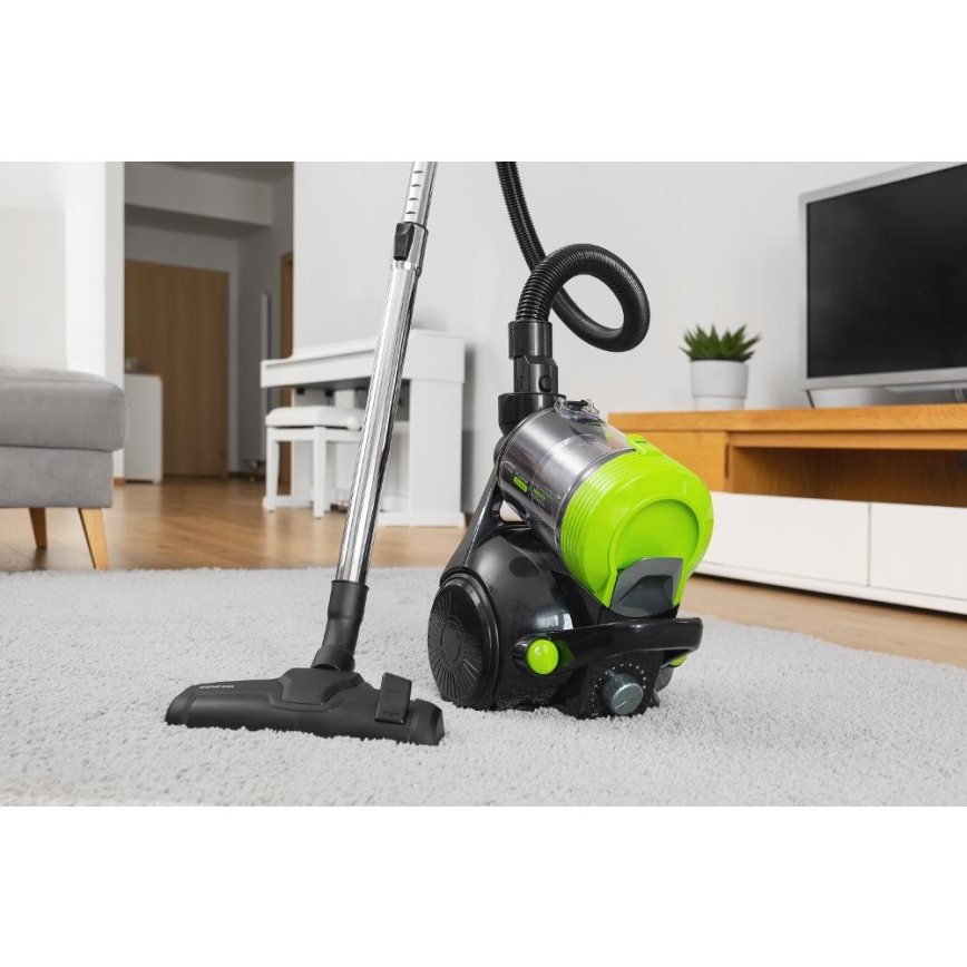 Sencor - Bezsáčkový vysavač 2 l 700W/230V černá/zelená