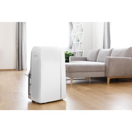 Sencor - Chytrá mobilní klimatizace 3v1 včetně kompletního příslušenství 1450W/230V 12000 BTU Wi-Fi bílá + dálkové ovládání