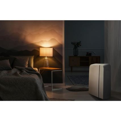 Sencor - Chytrá mobilní klimatizace 3v1 včetně kompletního příslušenství 1450W/230V 12000 BTU Wi-Fi bílá + dálkové ovládání
