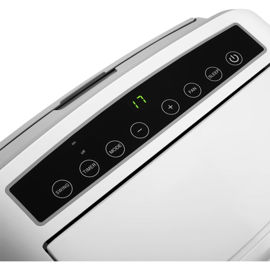 Sencor - Chytrá mobilní klimatizace 3v1 včetně kompletního příslušenství 1450W/230V 12000 BTU Wi-Fi bílá + dálkové ovládání
