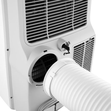 Sencor - Chytrá mobilní klimatizace 3v1 včetně kompletního příslušenství 1450W/230V 12000 BTU Wi-Fi bílá + dálkové ovládání