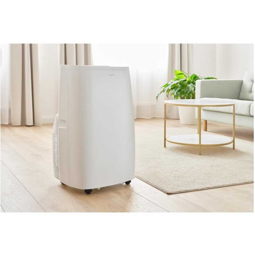 Sencor - Chytrá mobilní klimatizace 3v1 včetně kompletního příslušenství 1700W/230V 16000 BTU Wi-Fi + dálkové ovládání