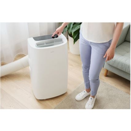 Sencor - Chytrá mobilní klimatizace 3v1 včetně kompletního příslušenství 1700W/230V 16000 BTU Wi-Fi + dálkové ovládání