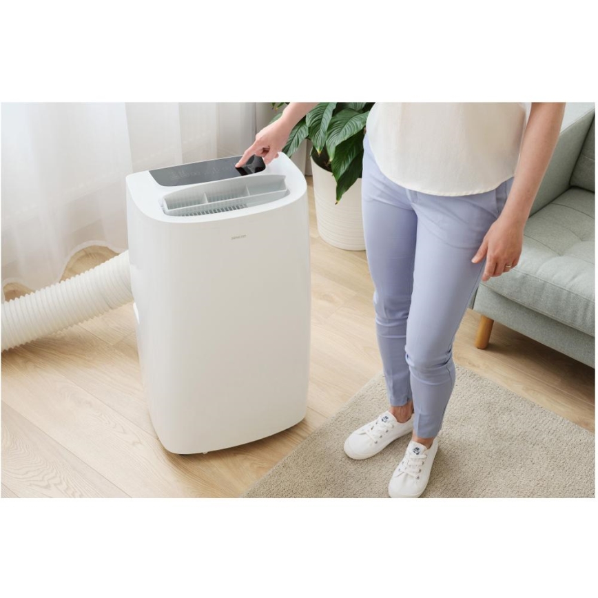 Sencor - Chytrá mobilní klimatizace 3v1 včetně kompletního příslušenství 1700W/230V 16000 BTU Wi-Fi + dálkové ovládání