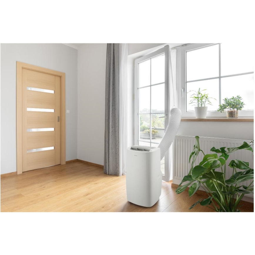Sencor - Chytrá mobilní klimatizace 3v1 včetně kompletního příslušenství 1700W/230V 16000 BTU Wi-Fi + dálkové ovládání