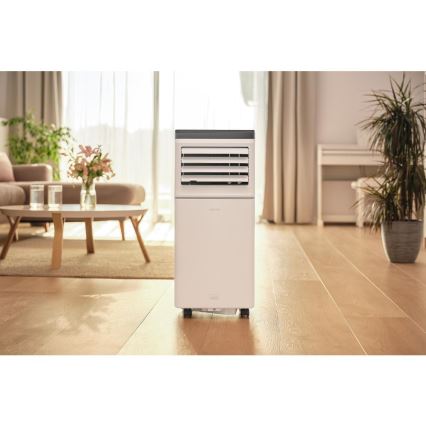 Sencor - Chytrá mobilní klimatizace 3v1 včetně kompletního příslušenství 760W/230V 7000 BTU Wi-Fi bílá + dálkové ovládání