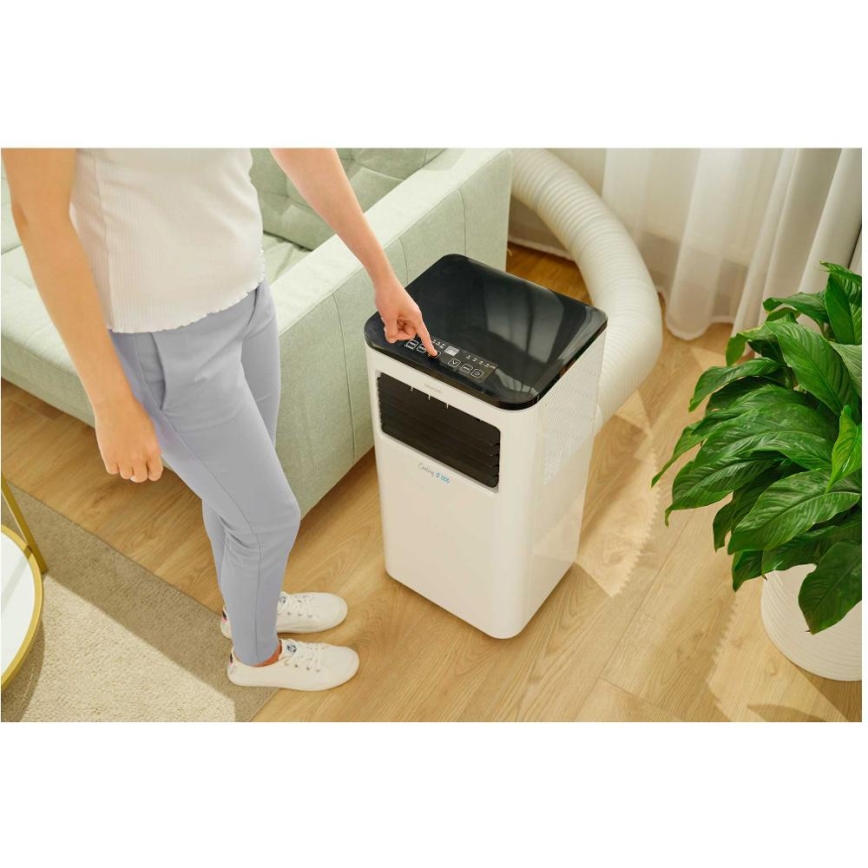 Sencor - Chytrá mobilní klimatizace 3v1 včetně kompletního příslušenství 805W/230V 8000 BTU Wi-Fi + dálkové ovládání