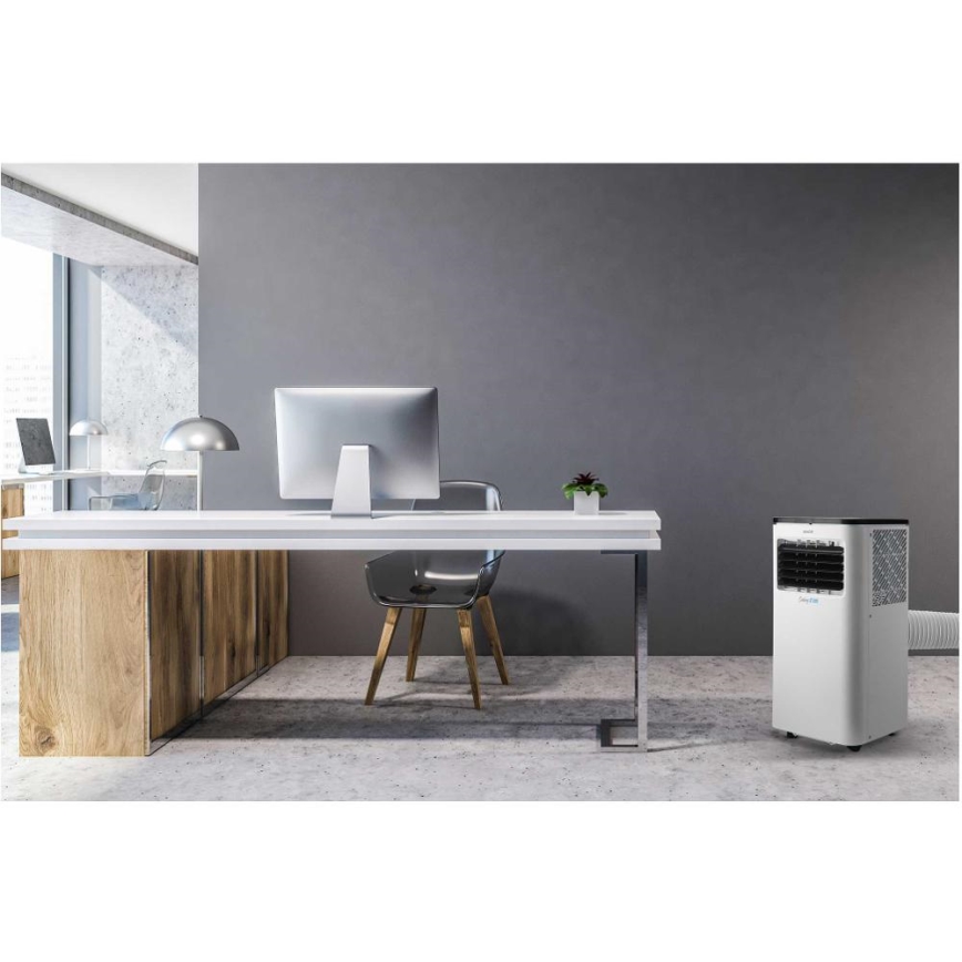 Sencor - Chytrá mobilní klimatizace 3v1 včetně kompletního příslušenství 805W/230V 8000 BTU Wi-Fi + dálkové ovládání