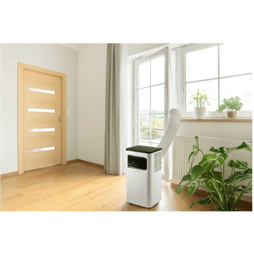 Sencor - Chytrá mobilní klimatizace 3v1 včetně kompletního příslušenství 805W/230V 8000 BTU Wi-Fi + dálkové ovládání