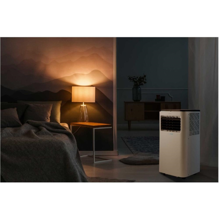 Sencor - Chytrá mobilní klimatizace 3v1 včetně kompletního příslušenství 805W/230V 8000 BTU Wi-Fi + dálkové ovládání