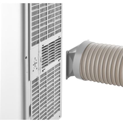 Sencor - Chytrá mobilní klimatizace 3v1 včetně kompletního příslušenství 815W/230V 8000 BTU Wi-Fi bílá + dálkové ovládání