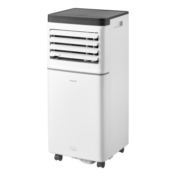 Sencor - Chytrá mobilní klimatizace 3v1 včetně kompletního příslušenství 760W/230V 7000 BTU Wi-Fi bílá + dálkové ovládání