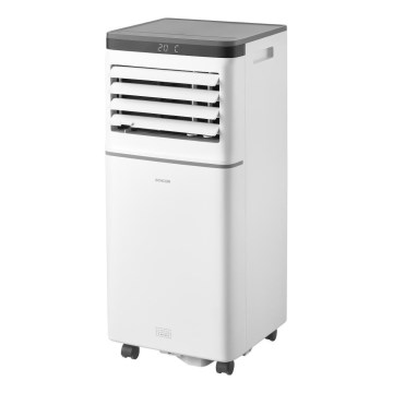 Sencor - Chytrá mobilní klimatizace 3v1 včetně kompletního příslušenství 815W/230V 8000 BTU Wi-Fi bílá + dálkové ovládání