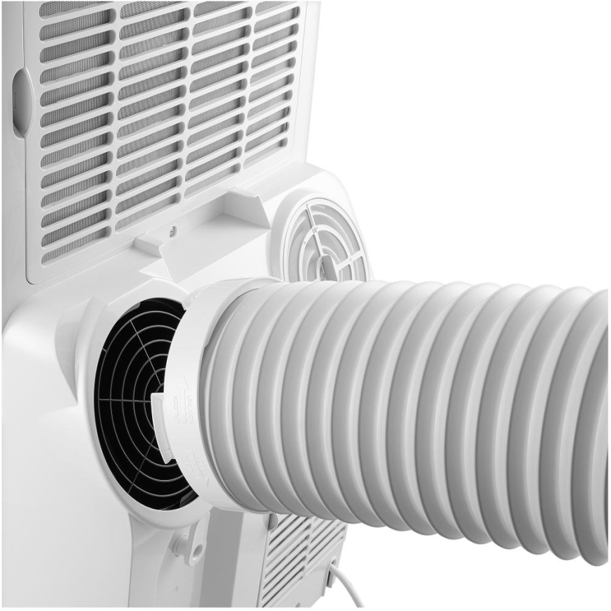 Sencor - Chytrá mobilní klimatizace 4v1 včetně kompletního příslušenství 1700W/230V 12000 BTU Wi-Fi bílá + dálkové ovládání