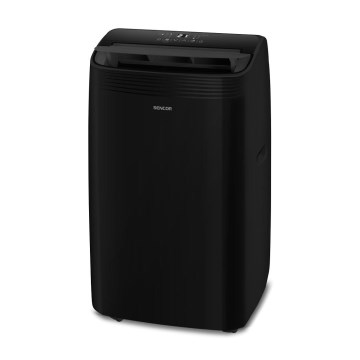 Sencor - Chytrá mobilní klimatizace 4v1 včetně kompletního příslušenství 900W/230V 9000 BTU Wi-Fi černá + dálkové ovládání