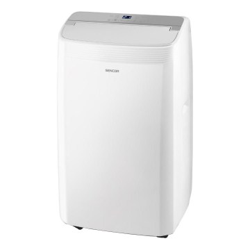 Sencor - Chytrá mobilní klimatizace 5v1 včetně kompletního příslušenství 733W/230V 9000 BTU Wi-Fi bílá + dálkové ovládání