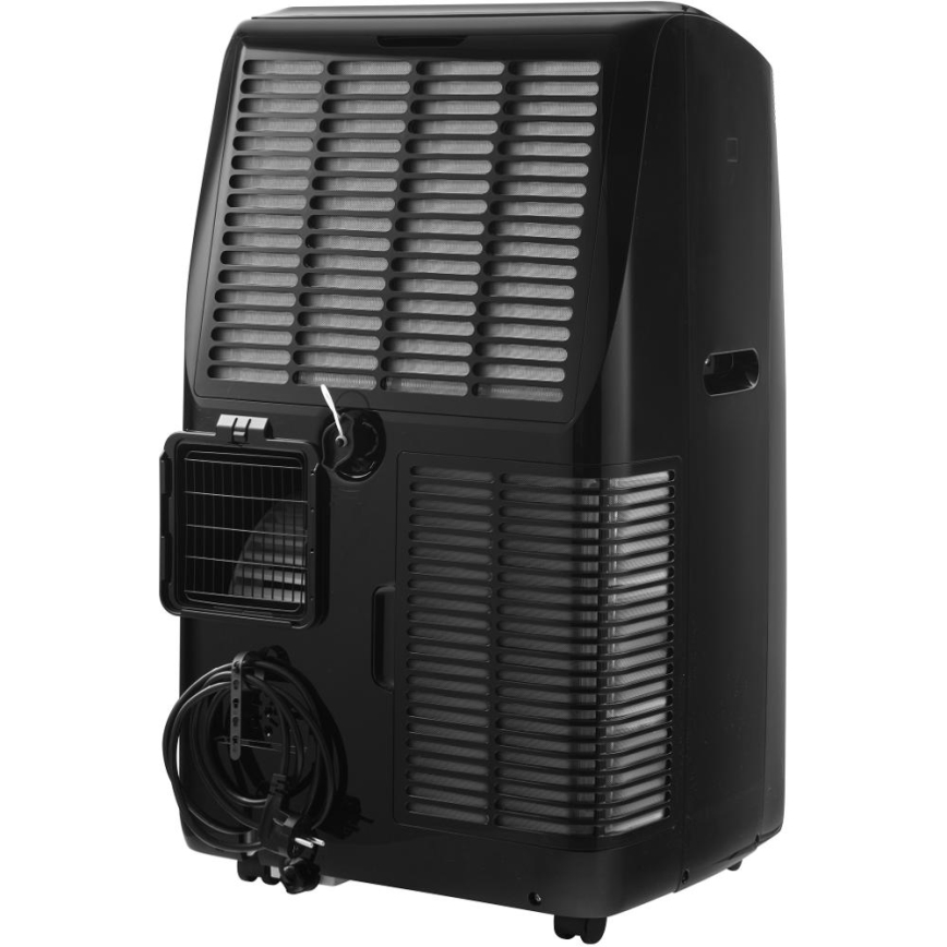 Sencor - Chytrá mobilní klimatizace 4v1 včetně kompletního příslušenství 900W/230V 9000 BTU Wi-Fi černá + dálkové ovládání