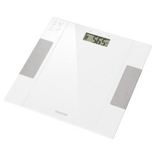 Sencor - Chytrá osobní fitness váha 1xCR2032 bílá