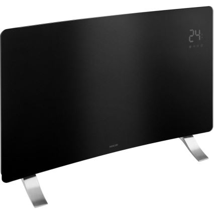 Sencor - Chytrý elektrický přímotop/konvektor 1200/2400W/230V IP24 Wi-Fi černá