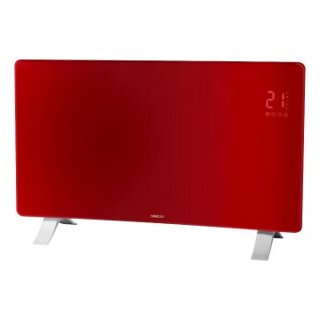 Sencor - Chytrý elektrický přímotop/konvektor 1200/2400W/230V IP24 Wi-Fi červená