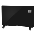 Sencor - Chytrý elektrický přímotop/konvektor 2000W/230V IP24 Wi-Fi černá + dálkové ovládání