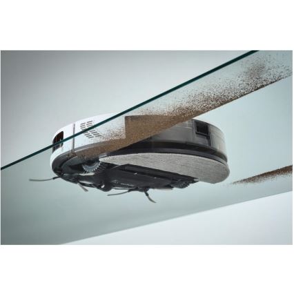 Sencor - Chytrý robotický vysavač s mopem 2v1 28W/2600 mAh Wi-Fi bílá + dálkové ovládání
