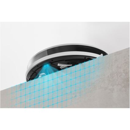 Sencor - Chytrý robotický vysavač s mopem 2v1 28W/2600 mAh Wi-Fi bílá + dálkové ovládání