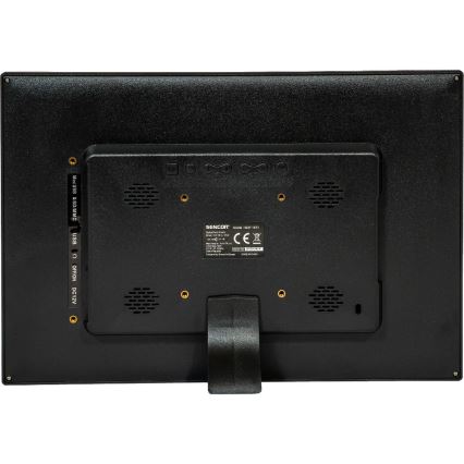 Sencor - Digitální fotorámeček 15,4 s reproduktorem 230V černá + dálkové ovládání