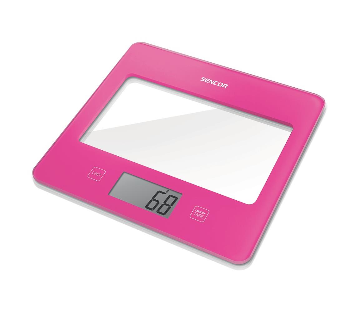 Sencor Sencor - Digitální kuchyňská váha 1xCR2032 růžová 