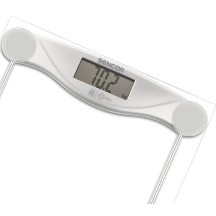 Sencor - Digitální osobní váha s LCD displejem 1xCR2032