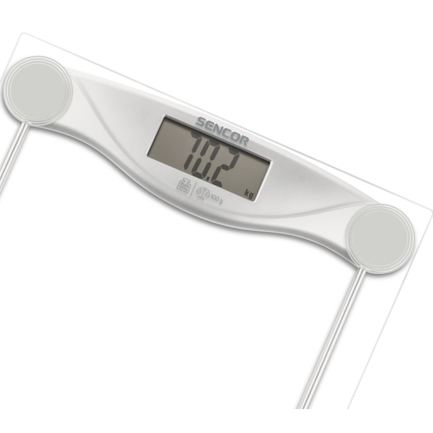 Sencor - Digitální osobní váha s LCD displejem 1xCR2032