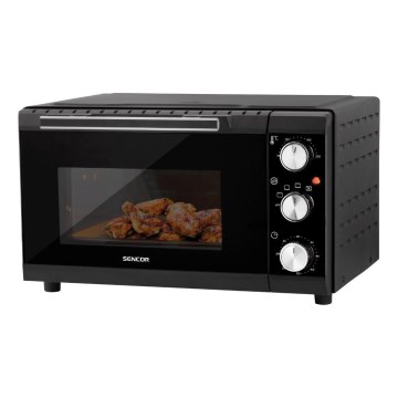 Sencor - Elektrická trouba 20 l 1650W/230V černá