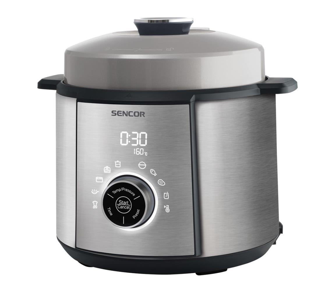 Sencor Sencor - Elektrický tlakový hrnec s LCD displejem 1100W/230V 10 funkcí 5,5 l FT0132