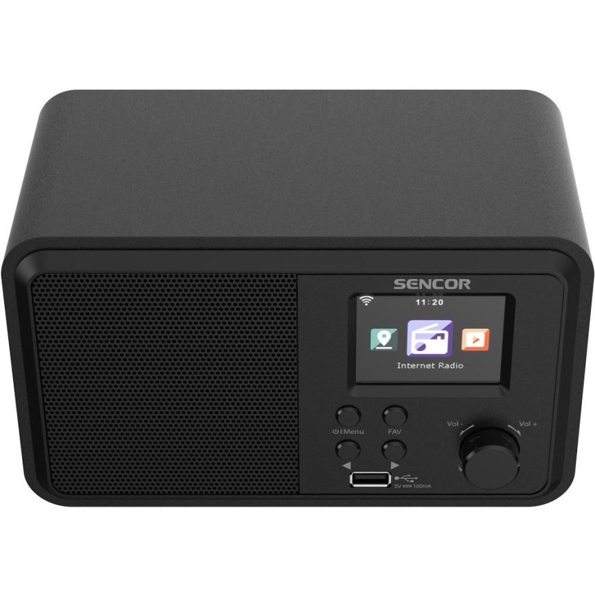 Sencor - Internetové rádio 4W/5V Wi-Fi + dálkové ovládání