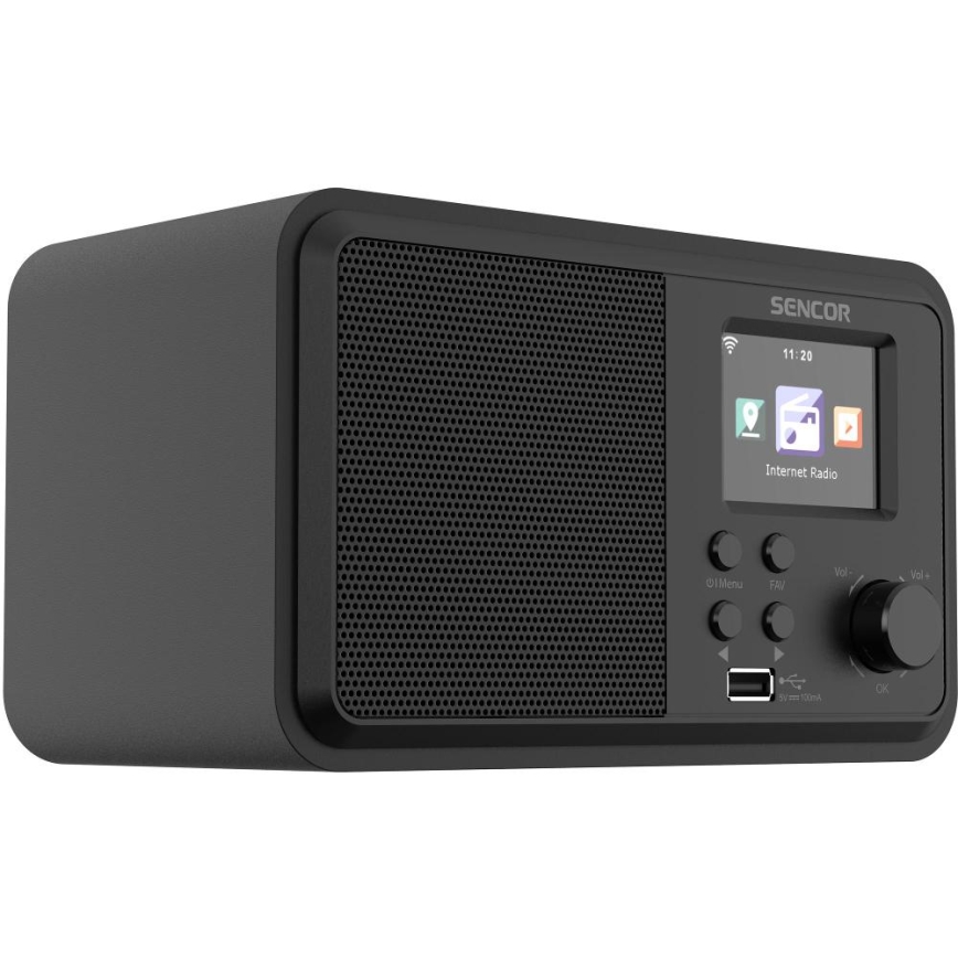 Sencor - Internetové rádio 4W/5V Wi-Fi + dálkové ovládání