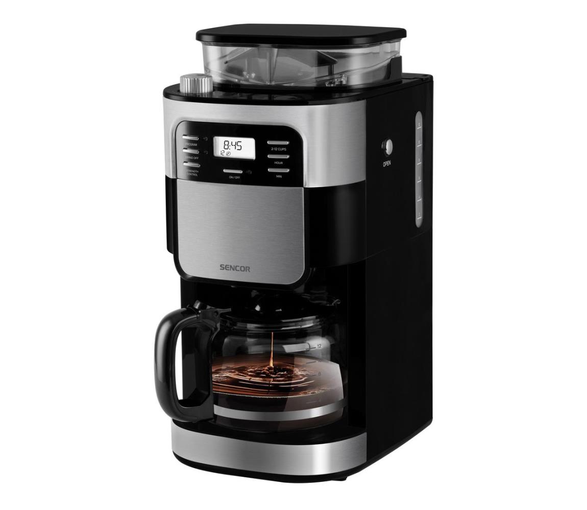 Sencor Sencor - Kávovar 1,5 l s odkápáváním a LCD displejem 900W/230V FT0852