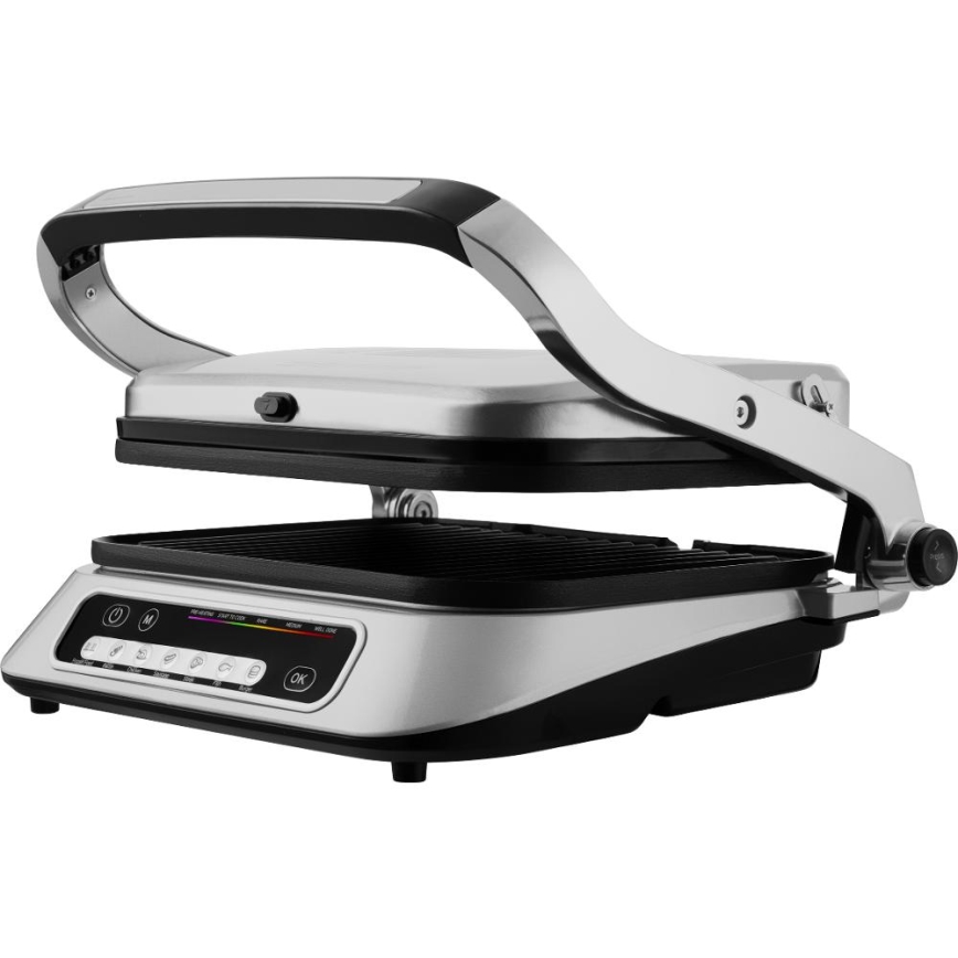 Sencor - Kontaktní gril 2100W/230V matný chrom