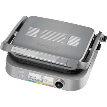 Sencor - Kontaktní gril 2100W/230V matný chrom