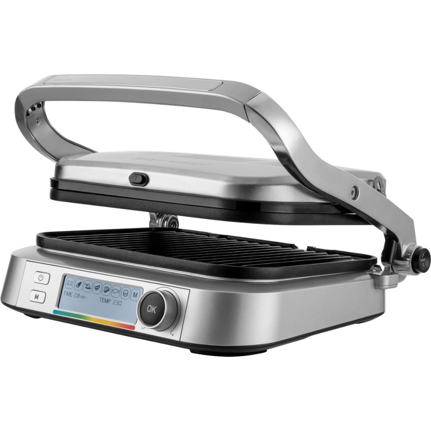 Sencor - Kontaktní gril 2100W/230V matný chrom