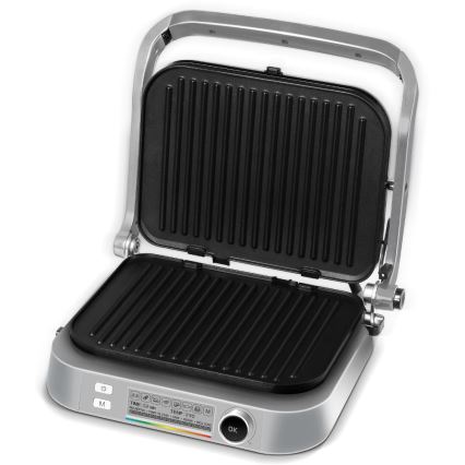 Sencor - Kontaktní gril 2100W/230V matný chrom