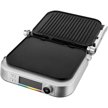 Sencor - Kontaktní gril 2100W/230V matný chrom