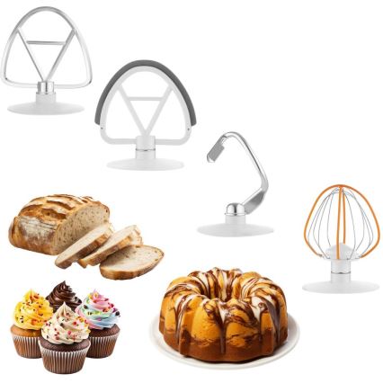 Sencor - Kuchyňský robot s nerezovou mísou 1000W/230V bílá