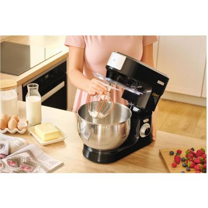 Sencor - Kuchyňský robot s nerezovou mísou 1000W/230V černá