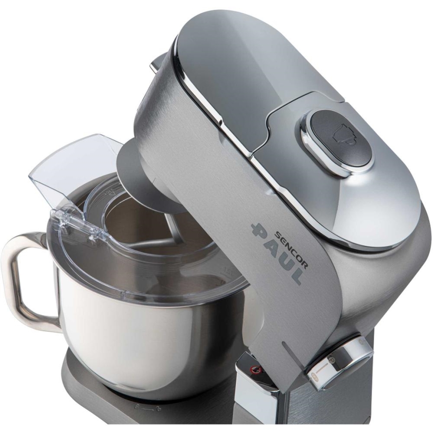 Sencor - Kuchyňský robot s nerezovou mísou 1700W/230V matný chrom