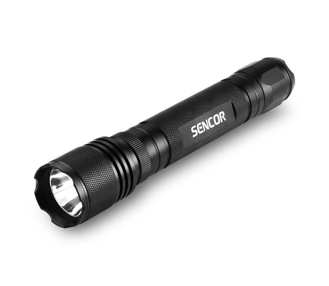 Sencor Sencor - LED Hliníková svítilna LED/5W/6xAAA IP44 černá 