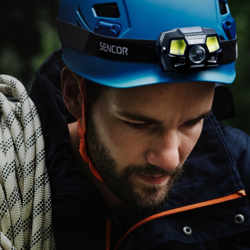 Sencor - LED Nabíjecí čelovka LED/3W/900 mAh IP44
