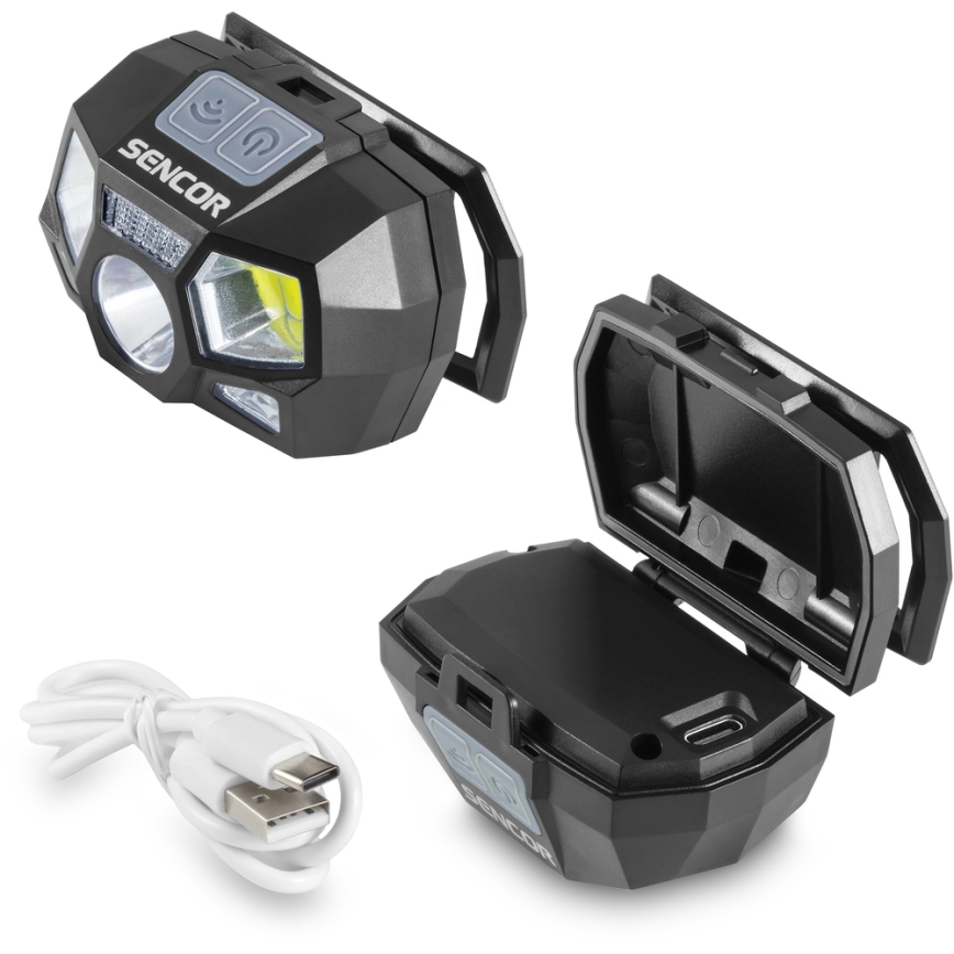 Sencor - LED Nabíjecí čelovka LED/3W/900 mAh IP44