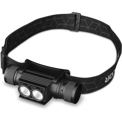 Sencor - LED Nabíjecí hliníková čelovka LED/10W/2600 mAh IP66