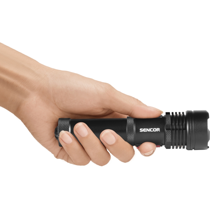 Sencor - LED Nabíjecí hliníková svítilna LED/5W/2200 mAh IP44